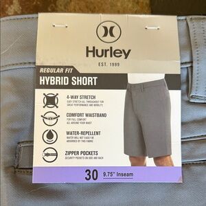 Hurley Men's Hybrid Shorts - Light Gray